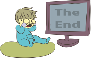 baby cries when show ends